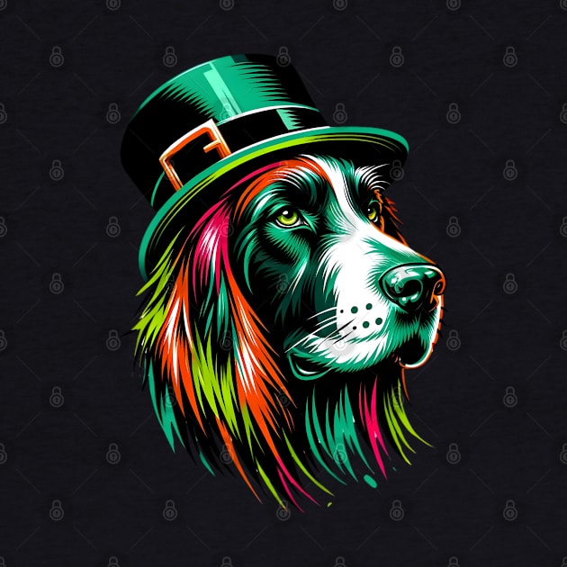 German Longhaired Pointer's Saint Patrick's Day Joy by ArtRUs